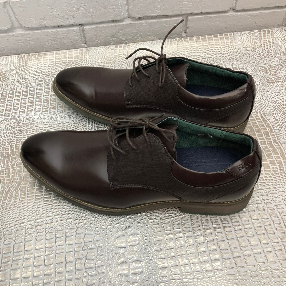 Robert Wayne Men's Brown Sandrino Derby Shoes